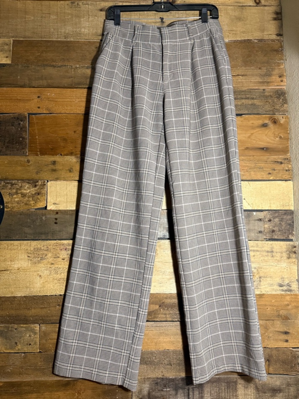 Maurices Brown Plaid Dress Pants Size 10